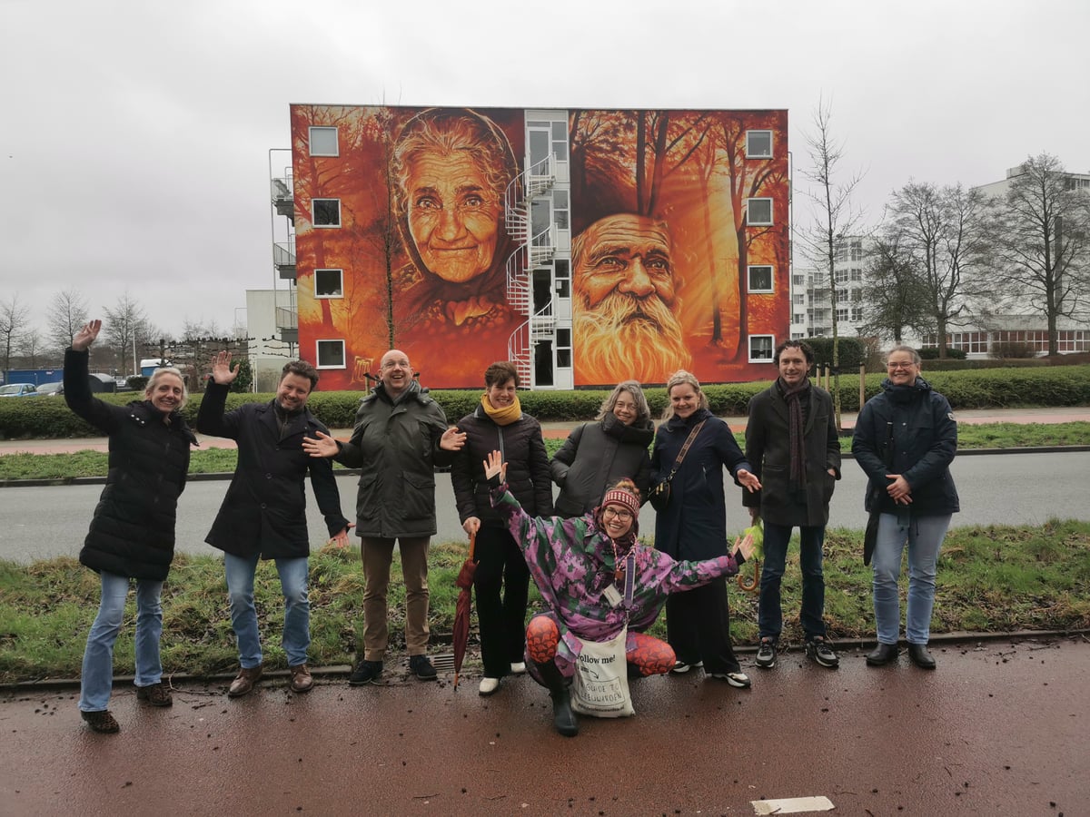 Group street art tour in Leeuwarden